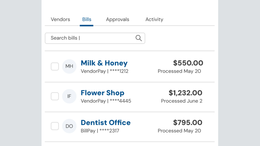 CashFlow Central Pay Bills