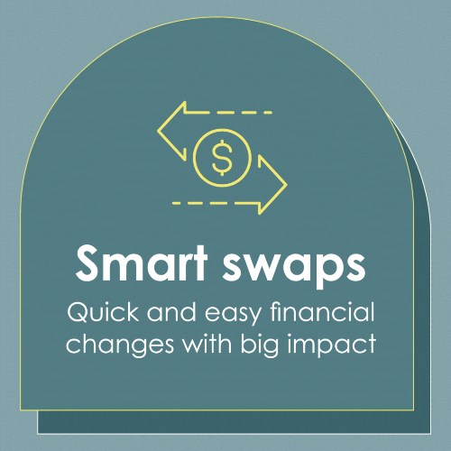 gif with tips about smarter spending